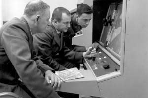 The American Strategic Air Command reviewing satellite imagery during the Cuban missile crisis. Photo credit: http://goo.gl/a59Id