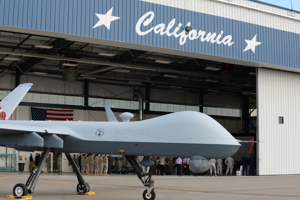 A California Air National Guard MQ-9 Reaper drone was used in a search and rescue mission last week. Credit: Air National Guard Photo by Staff Sgt. Michael Quiboloy