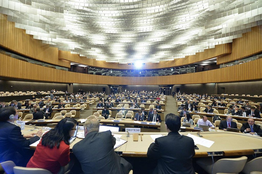 UN CCW meeting. Credit: UN Photo / Jean-Marc Ferré