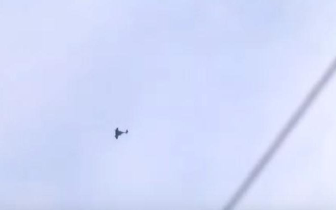 Azerbaijan is believed to have used an IAI Harop suicide drone in recent fighting along the border with Armenia. Credit: AZERBAIJANI ARMED FORCES Qarabag // YouTube