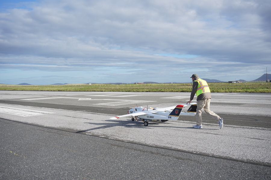 A Seahunter UAV undergoing tests as part of Unmanned Warrior 2016 in the U.K. Credit: U.S. Navy 