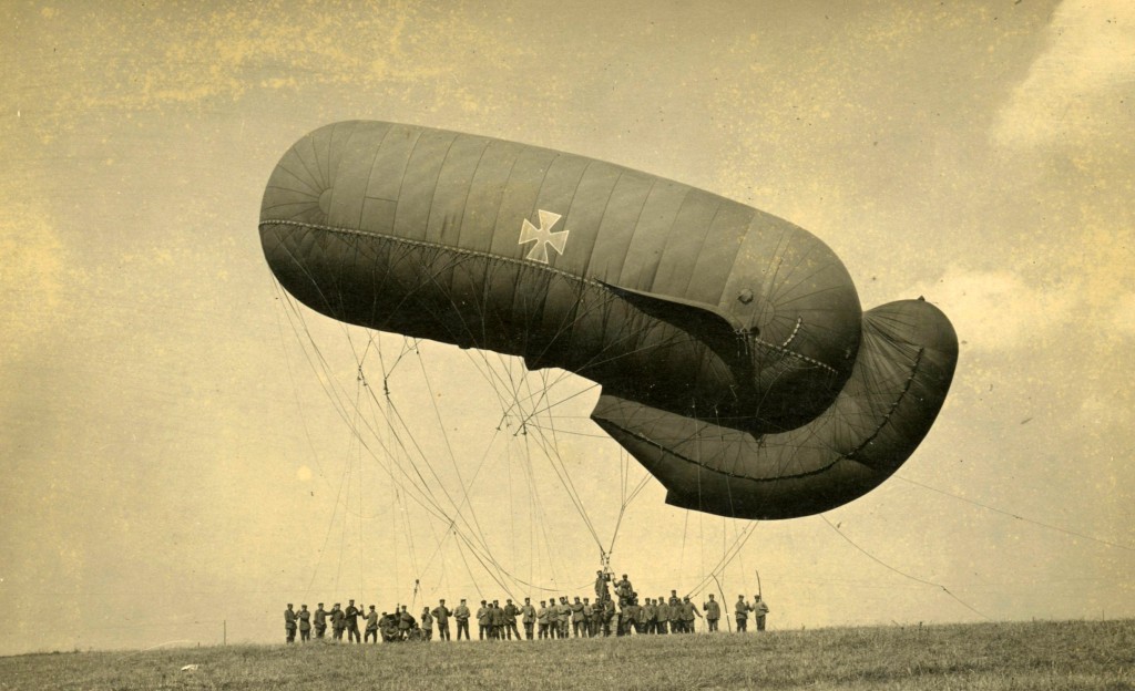 While they were susceptible to aerial attack, balloons would still be used in the First World War as observation posts and bombing platforms. 