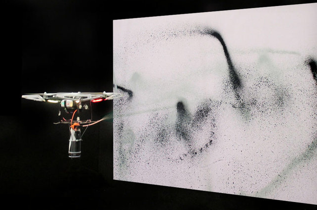 KATSU, Drone Paintings, Image Courtesy of the artist and The Hole NYC