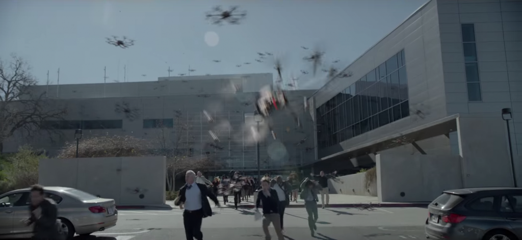 An Audi commercial updates Alfred Hitchcock's The Birds with drones Credit Audi/YouTube
